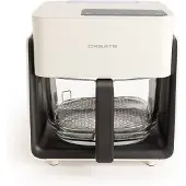 Create - Enkel 4,2 l Vrijstaand 1300 W Heteluchtfriteuse - Wit - AIR FRYER STUDIO CRYSTAL