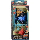Johntoy Action Fighters 26004 - Straaljagers - 4 stuks - Multicolor