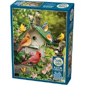 Cobble Hill Puzzel 500 Stukken: Zomerhuisje voor Vogels