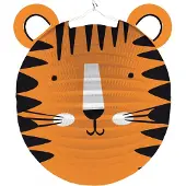 Amscan Tijger lampion 25cm | per stuk