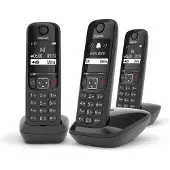 Gigaset Draadloze telefoon AS690 Trio Zwart