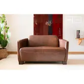 PIB Red Baron leren bank industriele stijl