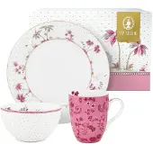 Pip studio Serviesset Breakfast Jolie Pink (Set van 3)