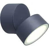 Lutec buitenlamp Trumpet antraciet