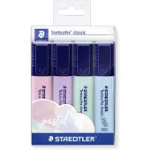 Staedtler Textsurfer classic tekstmarker - set met 4 pastel kleuren