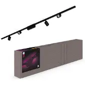 Philips Hue Perifo railverlichting plafond - 4 spots - White and Color - Zwart
