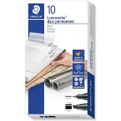 Staedtler Lumocolor 348 Permanent Marker 10 Units Veelkleurig Kinderen