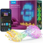 Ginza.se H70B1 Gordijnlicht | LED-gordijn | Wi-Fi, Bluetooth, RGBIC, IP65