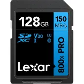 Lexar SDXC 800x PRO Blue Series 128GB UHS-1 V30