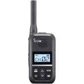 Icom IC-U20SR - PMR446 portofoon - Compact lichtgewicht 21 uur batterijduur - Zwart