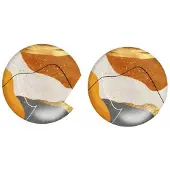 Charme Bijoux Clip oorbellen grijs Axelle 2 cm