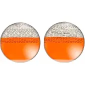 Charme Bijoux Clip Oorbellen-Avonden- 2 cm-oranje
