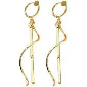 Charme Bijoux Klem oorbellen Goudkleurig