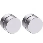 Charme Bijoux Magneet oorbellen rvs 8 mm