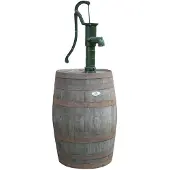 Vatenhandel Stijf Regenton Whiskyvat 190l geborsteld met pomp
