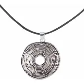 Charme Bijoux Ketting- Kolk- Metaal- Rond - 60 cm -