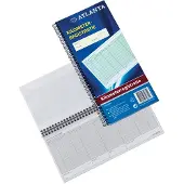 Djois Atlanta kilometerregistratieboek – 297 x 140 mm – dubbelspiraal – 40 vel
