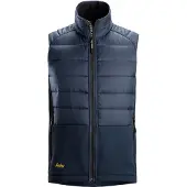 Snickers 4902 Hybride Vest Marineblauw/Donkermarineblauw melange maat XL heren