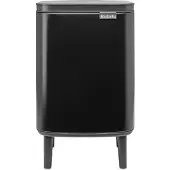 Brabantia Bo Hi Prullenbak - 7 liter - Badkamer - Matt Black