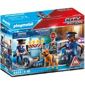 Playmobil Police Roadblock (6878) Figure Blauw Kinderen