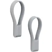 Zone Denmark Loop handdoekhanger magnetisch 2-pack Gull grey
