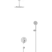 Maxaro Radius Regendouche Inbouw | Chroom 25 cm Regendouche Eéngreeps