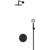 Maxaro Radius Regendouche Inbouw | Zwart 20 cm Regendouche Thermostatisch