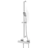 Maxaro Cubic opbouw douchekranenset | Chroom Mengkraan met handdouche 1 stand