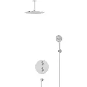 Maxaro Radius Regendouche Inbouw | Chroom 30 cm Regendouche Thermostatisch