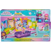 Gabby's Dollhouse - Gabby's Feest Zolder - met unieke speelfiguren poppenhuismeubels accessoires en fidgetspeeltjes