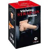 You2Toys - Strap-on dildo - Hol - Vibrerend - Huidkleurig