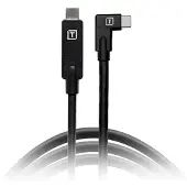 Tether Tools TetherPro Usb C naar Usb C Haaks Zwart
