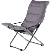 Fiam Fiesta Soft zonnestoel Stof antraciet-aluminiumframe