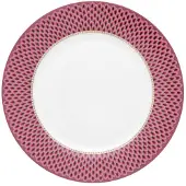 Pip studio Flower Festival Dinerbord - Donker Roze - Porselein - 26.5 cm