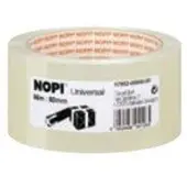NOPI Verpakkingstape Universal 50 mm x 66 m Transparant