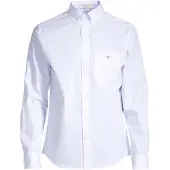 Gant Overhemd lichtblauw / wit
