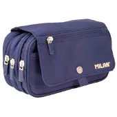 Milan Schoolpennenzak Milan Serie1918 Blauw 13 x 24 x 10 cm