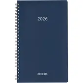 Brepols Breform Polyprop dagagenda met uurindeling 2027 blauw (1 dag per pagina) 6-talig