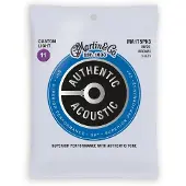 Martin strings MA175PK3 AUTHENTIC SP PACK 3 CUSTOM-LIGHT BRONZE CUSTOM LIGHT 11-15-23-32-42-52