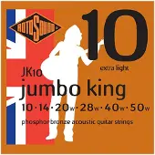 Rotosound Snarenset akoestische gitaar - JK10 - Jumbo King - Phosphor bronze - 10-50 - Extra light gauge