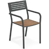 Emu Segno Armlehnstuhl Staal/Teak 4 stuks