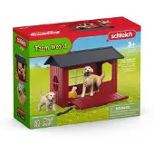 Schleich FARM WORLD - Hondenhok met golden retrievers - 42722