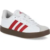 Adidas Sportswear VL Court 3.0 sneakers wit/rood Jongens/Meisjes Leer - maat 29