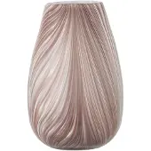 Bloomingville Vaas glas roze Ennis 22cm