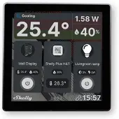 Shelly Accessories Wall Display Android WLAN Unterputz schwarz