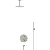 Maxaro Radius Regendouche Inbouw | Rvs 25 cm Regendouche Thermostatisch
