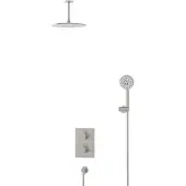 Maxaro Radius Regendouche Inbouw | Rvs 25 cm Regendouche Thermostatisch