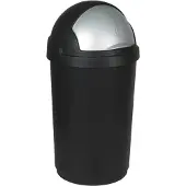 Curver 3931260 Roll Bullet Bin Prullenbak 50L Zwart