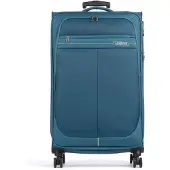 American Tourister Trolley 'Deep Dive' marine / cyaan blauw