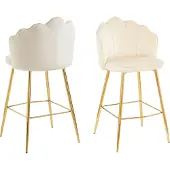SalesFever barkruk shell design set van 2